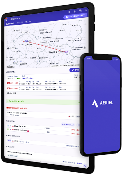 Aeriel running on mobile devices