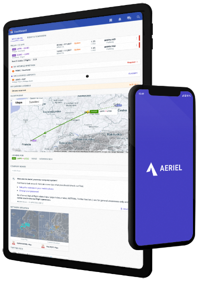 Aeriel running on mobile devices